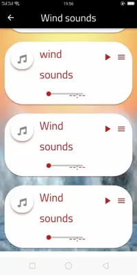 Wind sounds android App screenshot 4